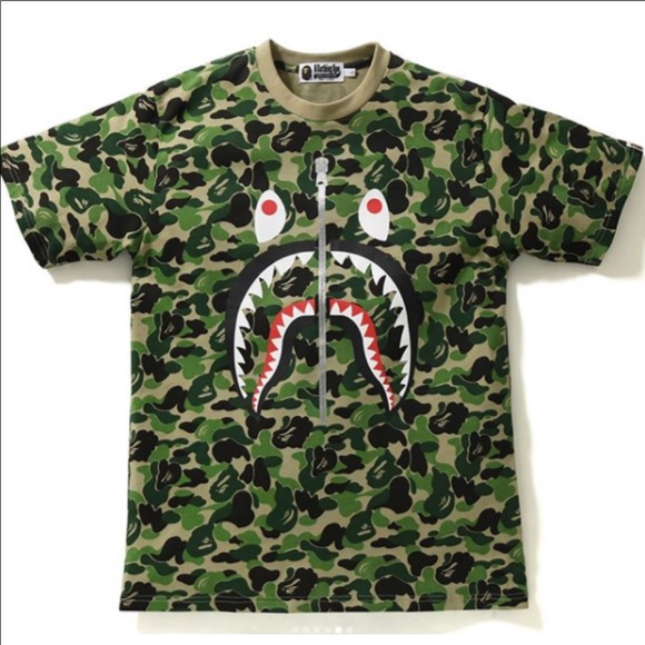 Bape Other - A BATHING APE ABC CAMO SHARK TEE. Size XXL.
